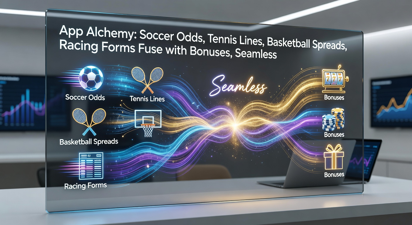 Detaillierte App-Screenshot mit Rennformularen, Bonus-Angeboten und Zahlungsikonen neben Basketball- und Tennis-Wetten