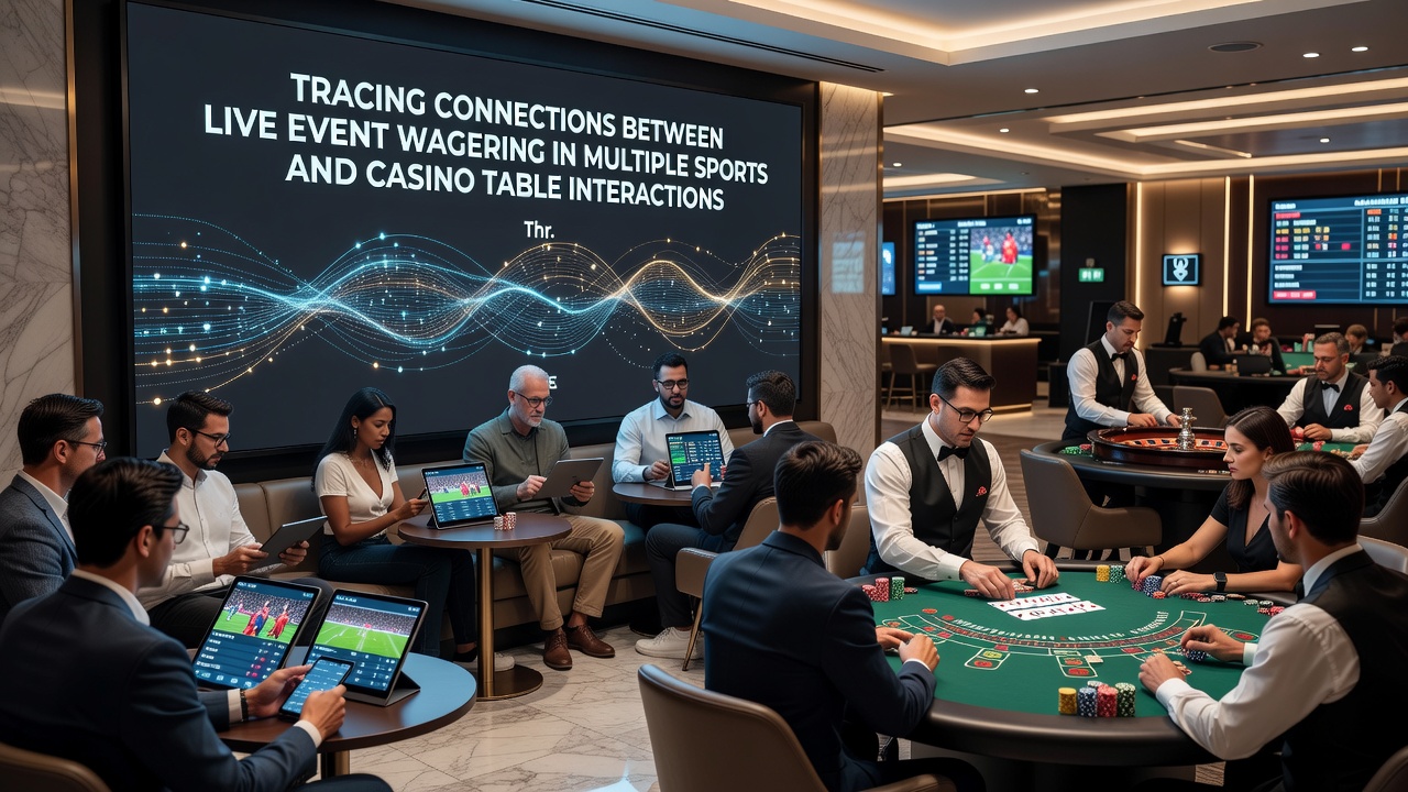 Darstellung von App-Transaktionen zwischen Sportwetten und Casino-Interaktionen